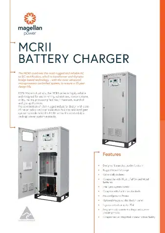 MCRII Series Battery Charger