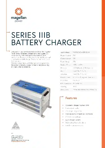 Series III B Battery Charger