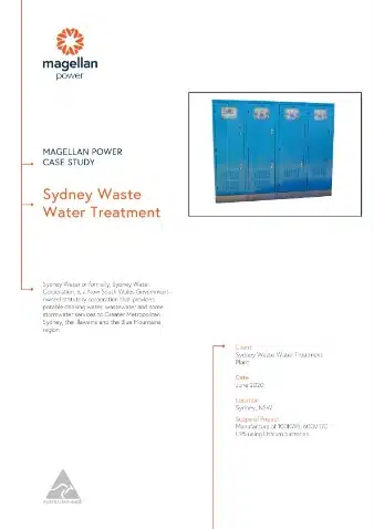 Sydney Waste Water Treatment