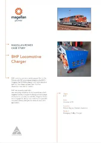 BHP Locomotive Charger