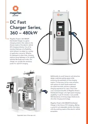 DC Fast Charger Series, 360 – 480kW